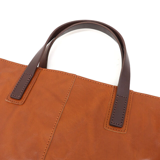 DOUBLES ダブルス レザートートバッグ 手揉み牛革×ヌメ牛革 ANX-1426