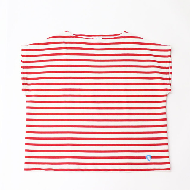 ORCIVAL オーシバル レディース フレンチスリーブボーダープルーオーバー WOMEN B261