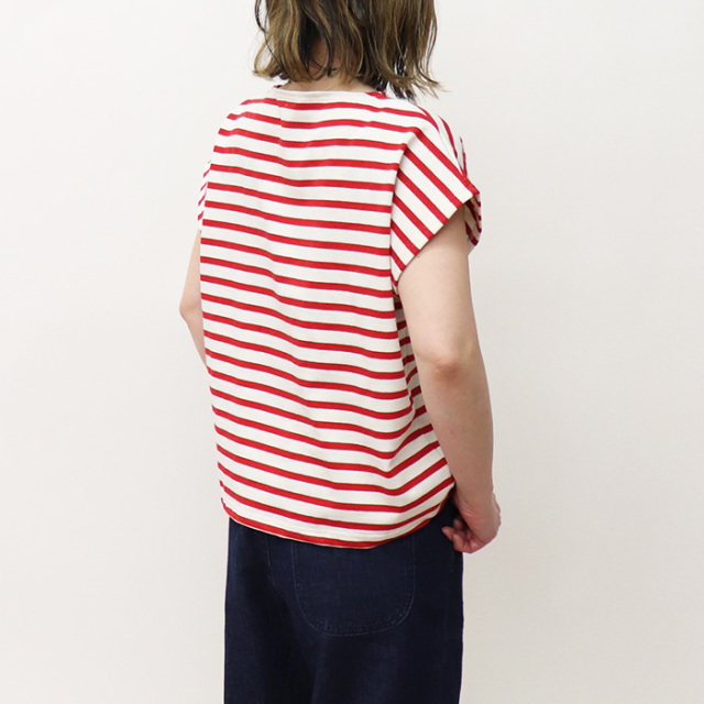 ORCIVAL オーシバル レディース フレンチスリーブボーダープルーオーバー WOMEN B261