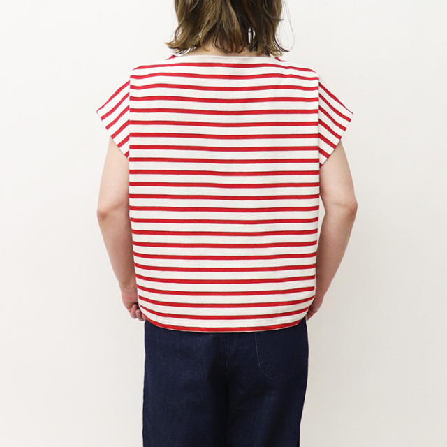 ORCIVAL オーシバル レディース フレンチスリーブボーダープルーオーバー WOMEN B261