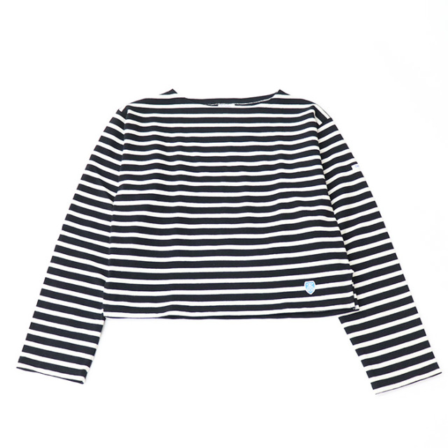 ORCIVAL オーシバル レディース コットンロード クロップドボートネックTシャツ B469