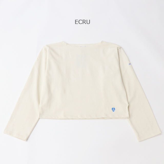 ORCIVAL オーシバル レディース コットンロード クロップドボートネックTシャツ B469