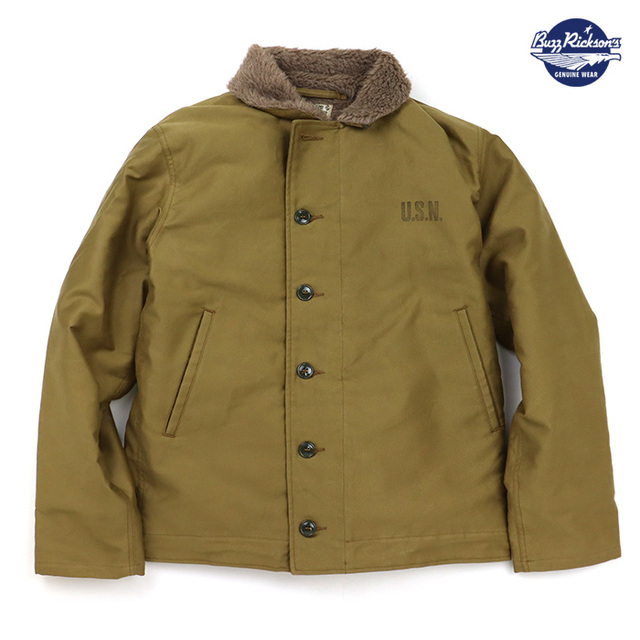 BUZZ RICKSON'S バズリクソンズ ジャケット Type N-1 Navy Khaki DEPARTMENT DEMOTEX-ED タイプN-1 カーキ ネイビーデパートメント・デモテックス仕様 BR15345