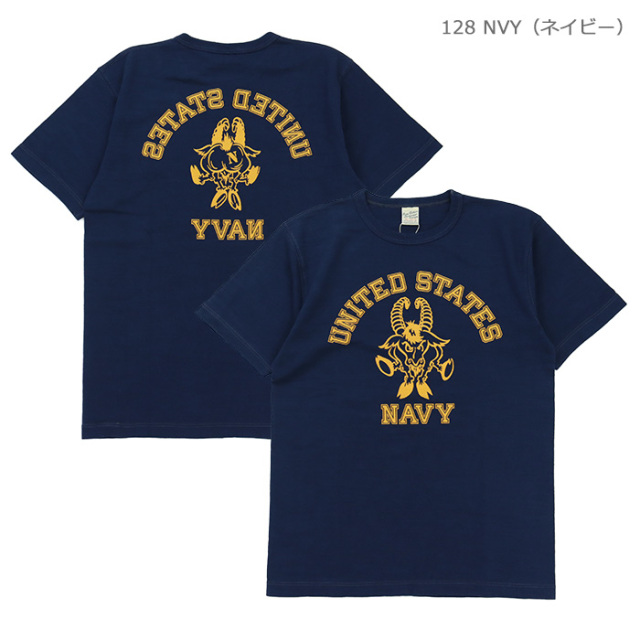 BUZZ RICKSON'S バズリクソンズ SLUB YARN T-SHIRT UNITED STATES NAVY
