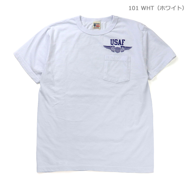 BUZZ RICKSON'S バズリクソンズ 半袖ポケットTシャツ U.S.AIR