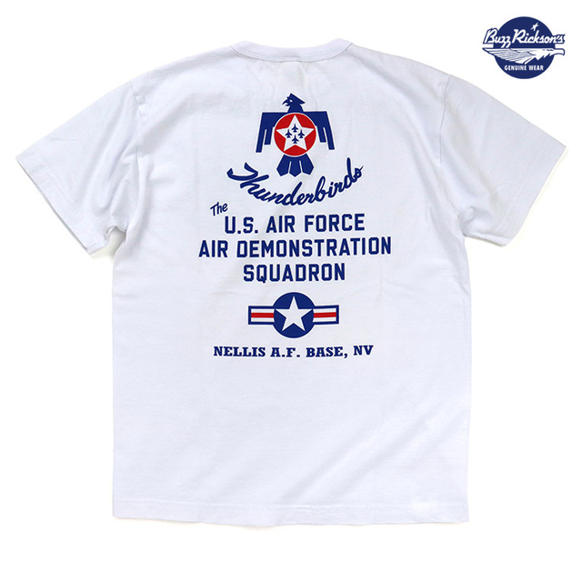 BUZZ RICKSON'S バズリクソンズ 半袖プリントTシャツ THUNDERBIRDS BR79705