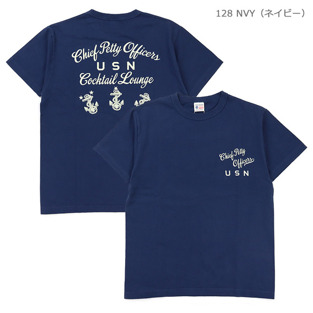 BUZZ RICKSON'S バズリクソンズ 半袖プリントTシャツ U.S.N. COCKTAIL LOUNGE BR79706