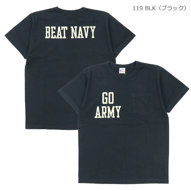 BUZZ RICKSON'S バズリクソンズ 半袖ポケットTシャツ GO ARMY BEAT NAVY BR79710