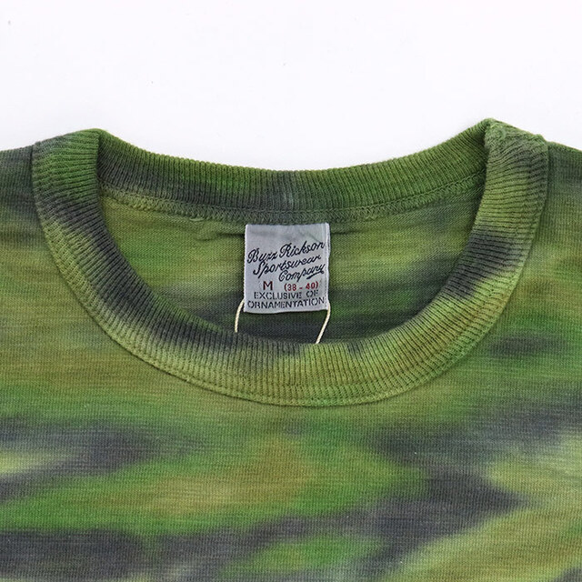 BUZZ RICKSON'S バズリクソンズ Tシャツ SLUB YARN T-SHIRT TIE DYE