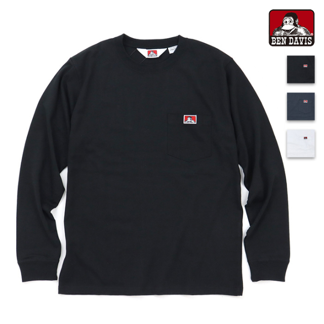 BEN DAVIS,ベンデイビス,長袖,Tシャツ,C-26380042