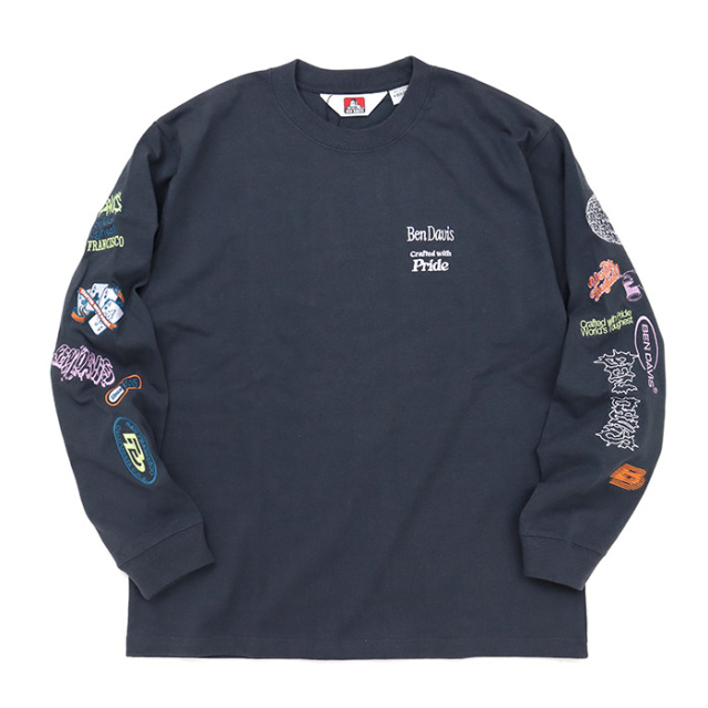BEN DAVIS,ベンデイビス,長袖,Tシャツ,C-26380049