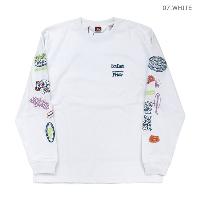 BEN DAVIS,ベンデイビス,長袖,Tシャツ,C-26380049