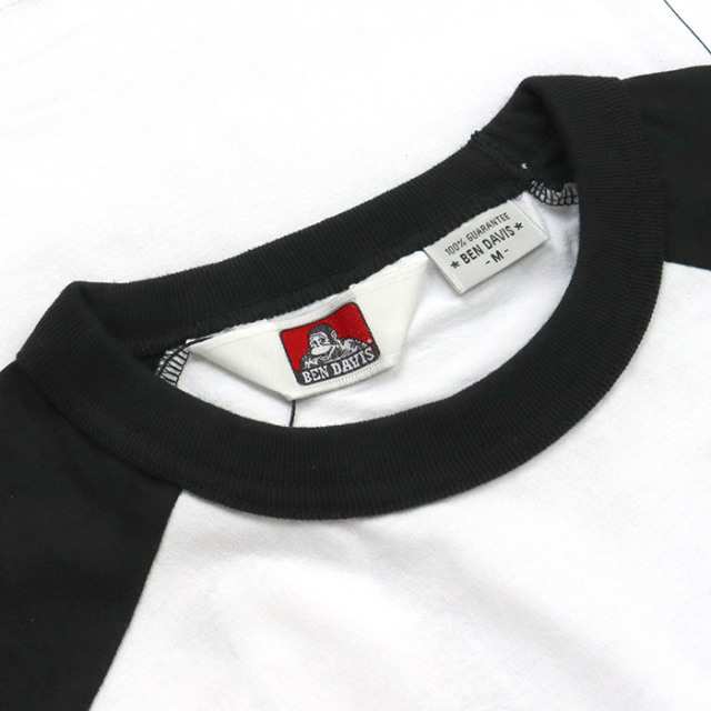 BEN DAVIS,ベンデイビス,ラグラン,Tシャツ,C-26380050