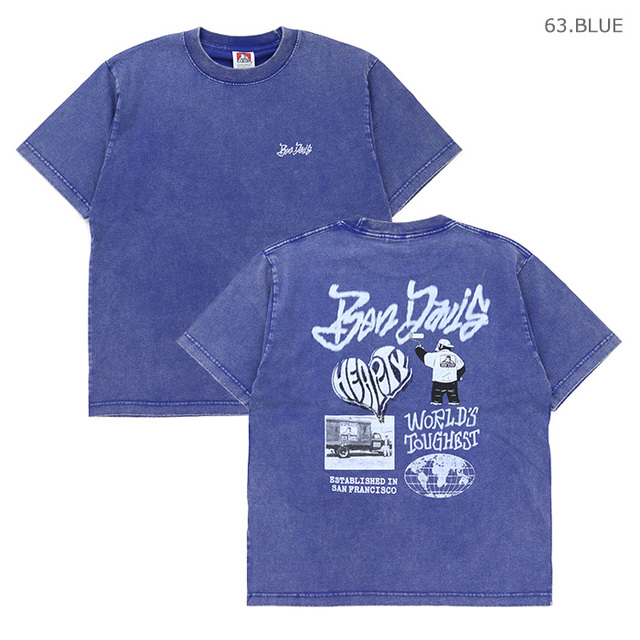 BEN DAVIS ベンデイビス Tシャツ TAGGING VNTG TEE (UF) 半袖プリントTシャツ C-26580012
