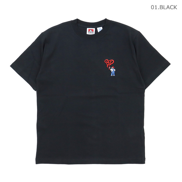 BEN DAVIS ベンデイビス Tシャツ GORILLA EMB COOL TEE (UF) ゴリラ刺繍クールTシャツ C-26580017