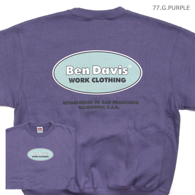 BEN DAVIS,ベンデイビス,スウェットシャツ,C-1780059