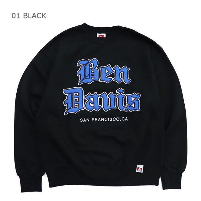 BENDAVIS,ベンデイビス,スウェット,クルー,C-23380012