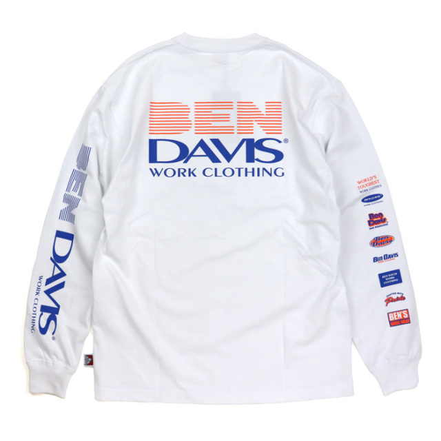 BEN DAVIS,ベンデイビス,長袖,Tシャツ,ロンT,C-23380029