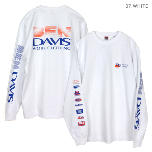 BEN DAVIS,ベンデイビス,長袖,Tシャツ,ロンT,C-23380029