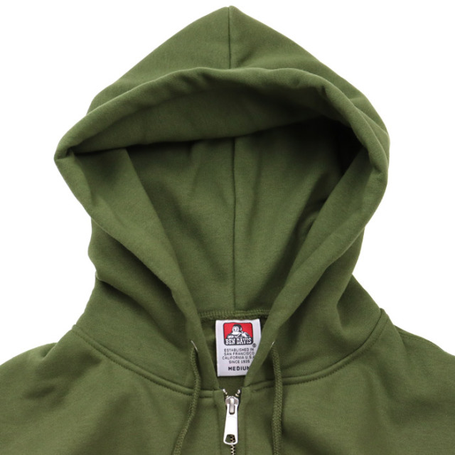 BEN DAVIS,ベンデイビス,ジップパーカー,C-23780055