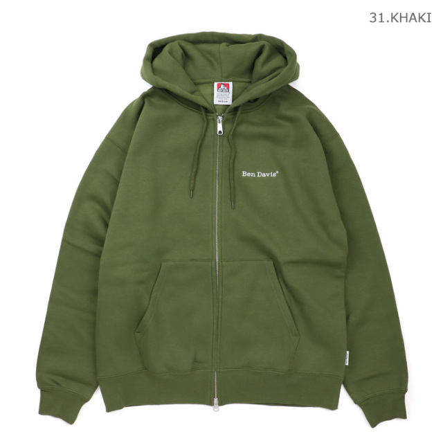 BEN DAVIS,ベンデイビス,ジップパーカー,C-23780055