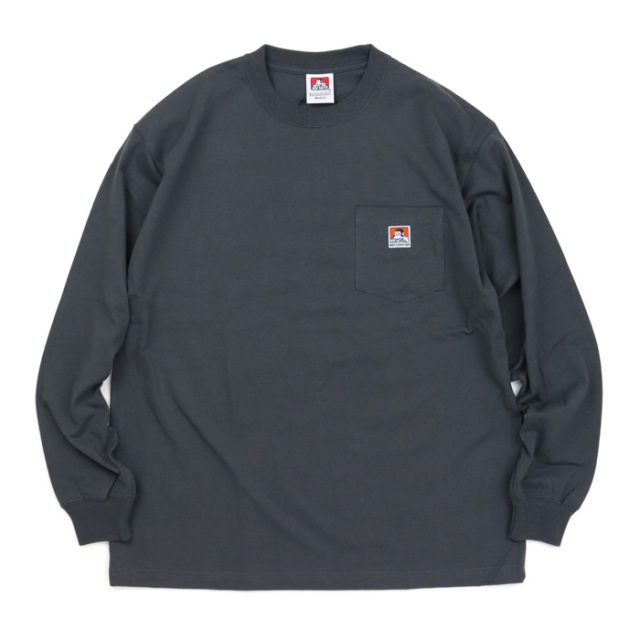 BEN DAVIS ベンデイビス ポケット付き 長袖ワイドTシャツ C-2780025