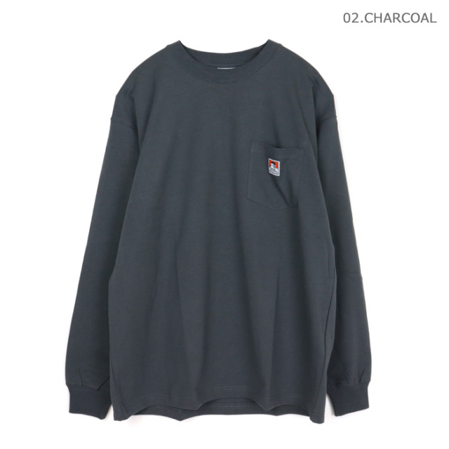 BEN DAVIS ベンデイビス ポケット付き 長袖ワイドTシャツ C-2780025