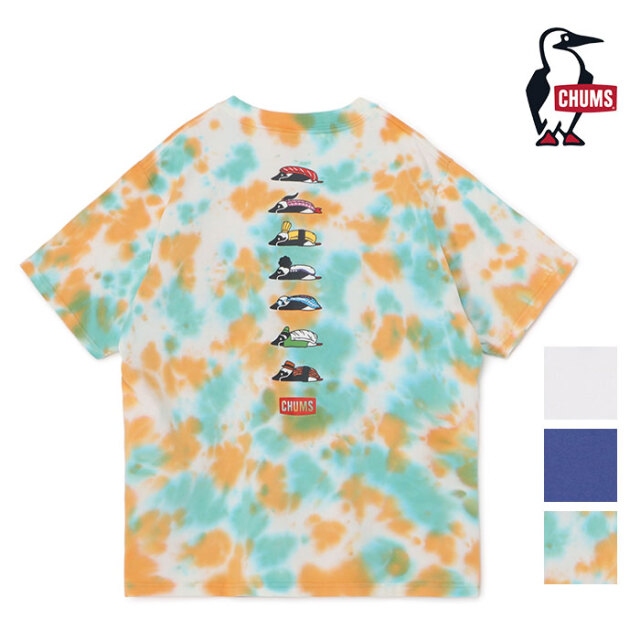 CHUMS チャムス Booby Sushi Friends T-Shirt ブービースシ