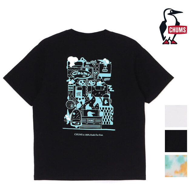 CHUMS チャムス CHUMS is FUN T-Shirt チャムスイズファンT