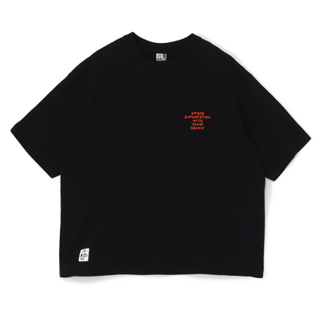 CHUMS チャムス Tシャツ スペースブービーTシャツ ユニセックス 半袖 コットン オーバーサイズ 宇宙 CH01-2544 CHUMS チャムス Tシャツ スペースブービーTシャツ ユニセックス