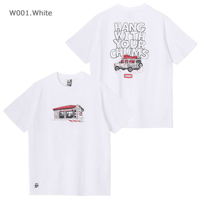 CHUMS チャムス Drive in T-Shirt ドライブインTシャツ CH01-2744