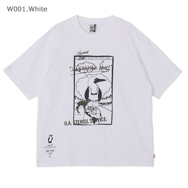 CHUMS チャムス 守矢努 Old Booby T-Shirt オールドブービーTシャツ オーバーサイズTシャツ CH01-2791