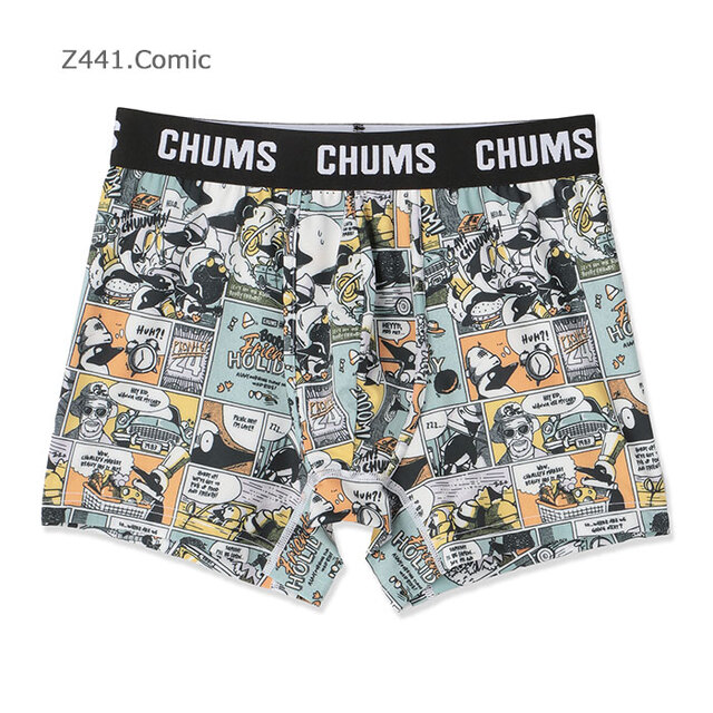 CHUMS チャムス アンダーウェア CHUMS Pattern Boxers チャムスパターンボクサーズ CH09-1339/Z441.Comic
