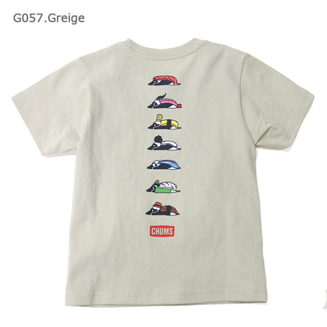 CHUMS チャムス キッズ Kids Booby Sushi Friends T-Shirt