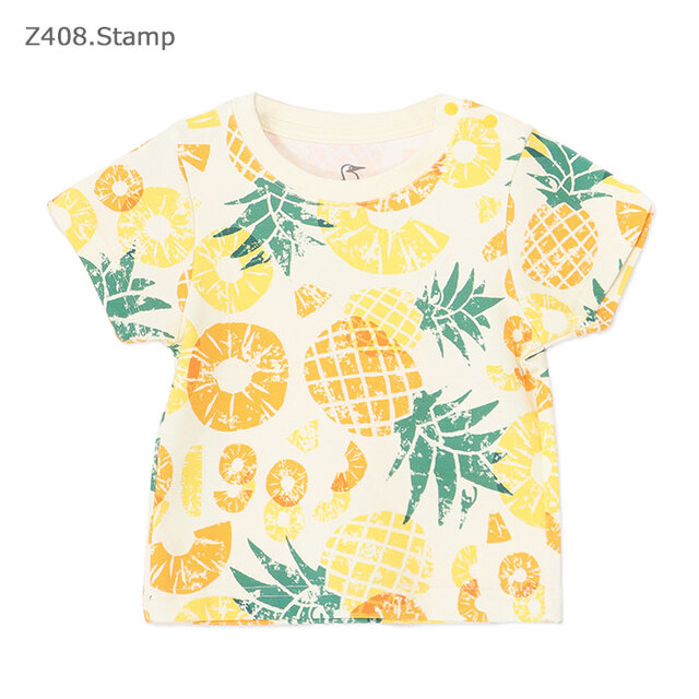 CHUMS チャムス ベビー Baby Patterned T-Shirt ベビーパターンドTシャツ CH21-1377