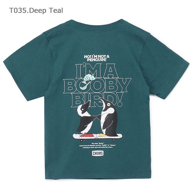 CHUMS チャムス キッズ Kids I'm a Booby Bird Pocket T-Shirt キッズアイムアブービーバードポケットTシャツ CH21-1447