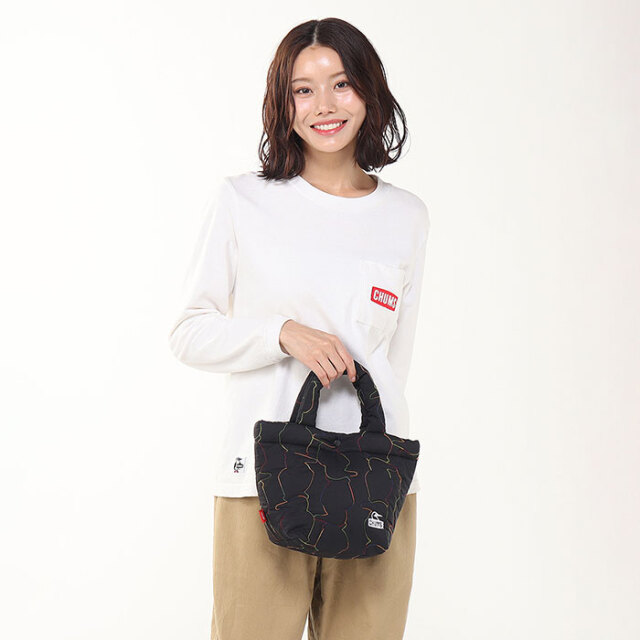 CHUMS チャムス Booby Stitch Mini Tote Bag ブービーステッチ