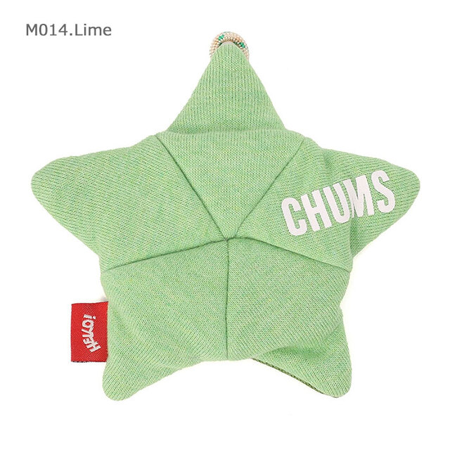 CHUMS チャムス Starfish Pouch スターフィッシュポーチ CH60-4057/M014.ライム