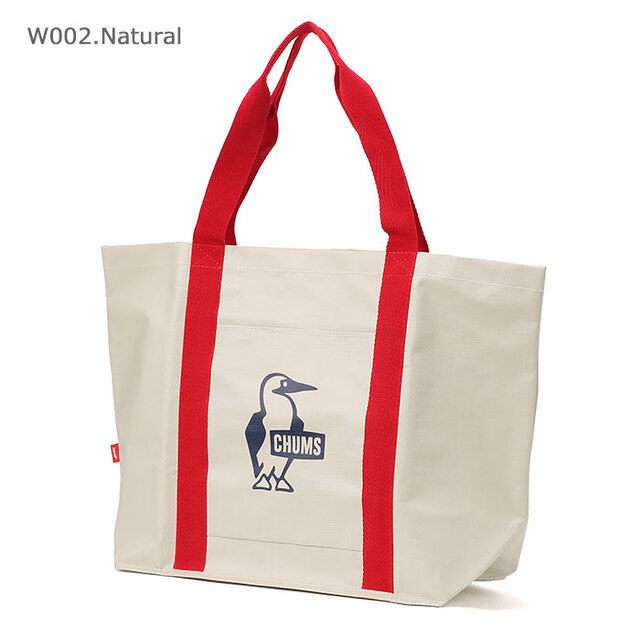 CHUMS チャムス Booby Shopping Tote Bag M ブービーショッピングトートバッグM CH60-4139/W002.ナチュラル