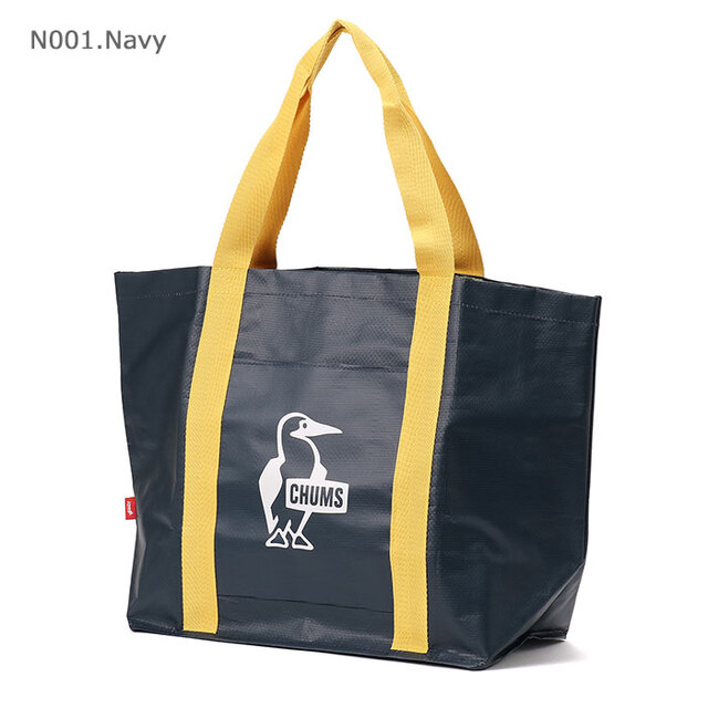 CHUMS チャムス Booby Shopping Tote Bag M ブービーショッピングトートバッグM CH60-4139/N001.ネイビー