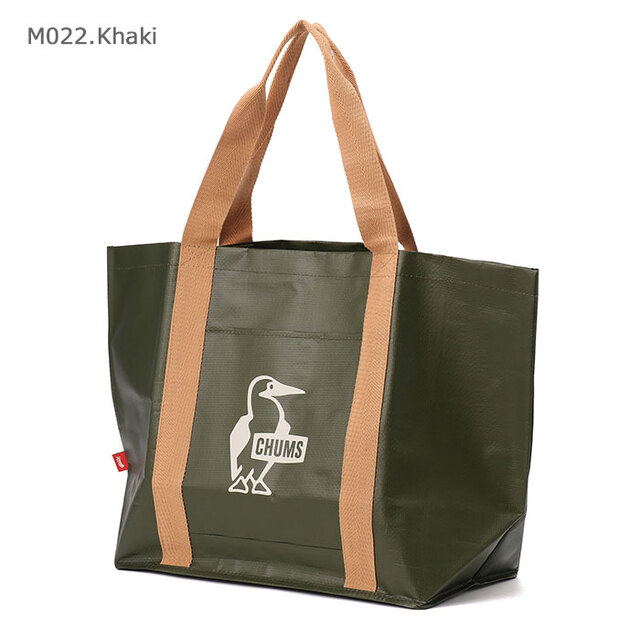 CHUMS チャムス Booby Shopping Tote Bag M ブービーショッピングトートバッグM CH60-4139/M022.カーキ