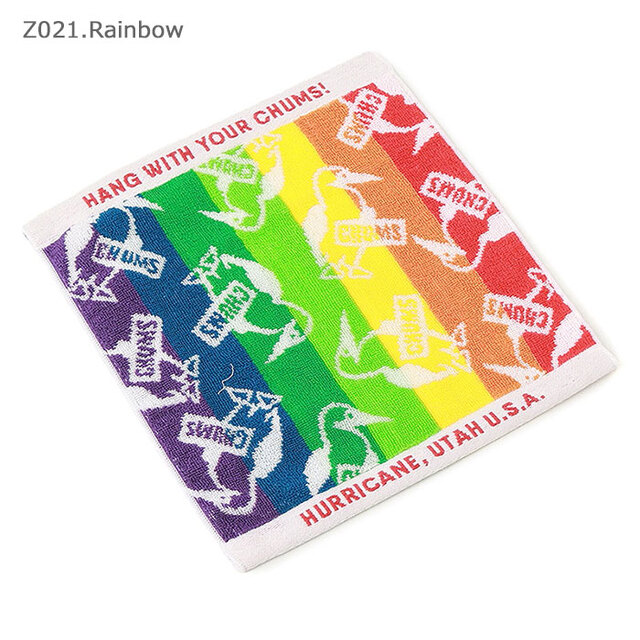 CHUMS チャムス CHUMS Hand Towel チャムスハンドタオル CH62-2191/Z021.レインボー