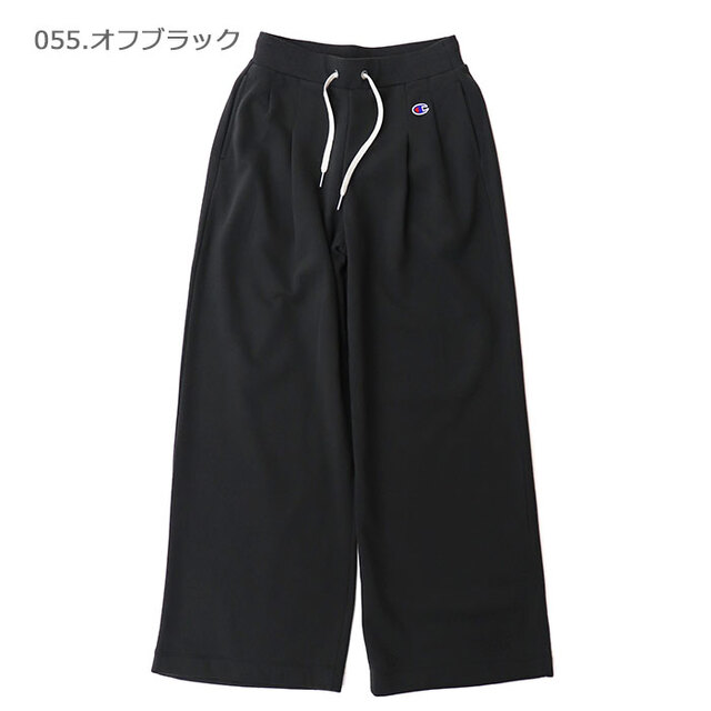 Champion チャンピオン レディース スウェットパンツ CW-E208/055.オフブラック