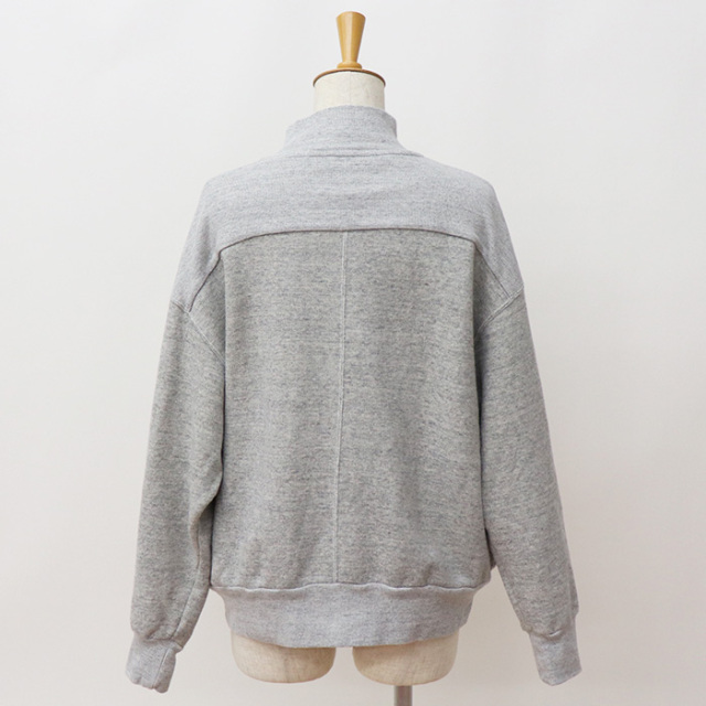 Dana Faneuil ダナファヌル レディース ガーゼ裏毛 ジップカーディガン D5323301