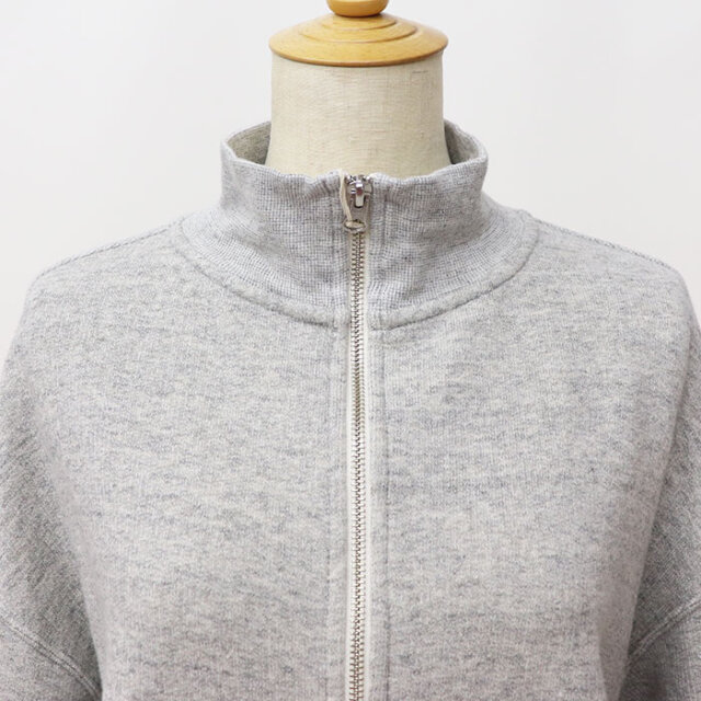 Dana Faneuil ダナファヌル レディース ガーゼ裏毛 ジップカーディガン D5323301