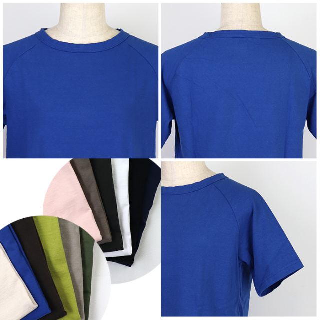 Dana Faneuil ダナファヌル　 レディース  ムラ糸天竺 半袖カットソーTシャツ　D-5616205A