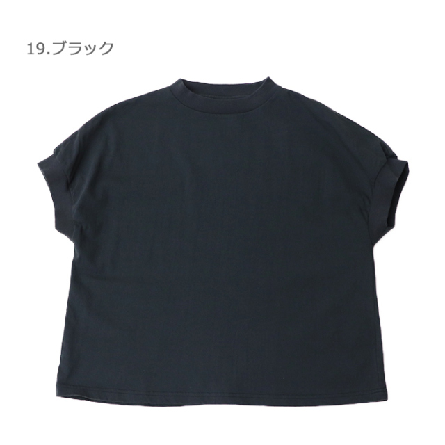 Dana Faneuil ダナファヌル レディース 空紡糸天竺フレンチスリーブ 半袖Tシャツ D-5624205