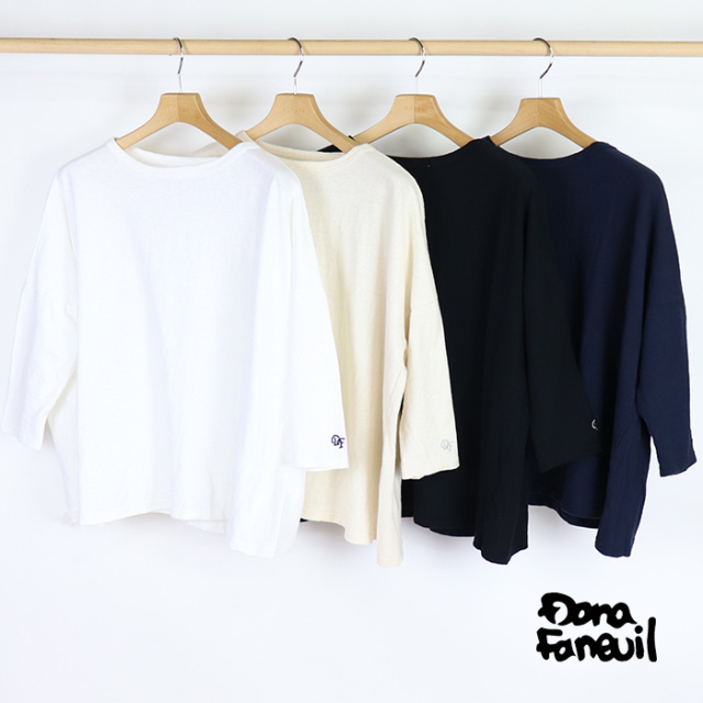 [B] 【SALE・セール】 ダナファヌル Dana Faneuil シャツ 半袖 ブラウス レディース MADE IN JAPAN 日本製 シェルシルエット半袖シャツ Dana Faneuil ダナファヌル レディース 七分袖 Tシャツ D-5721105