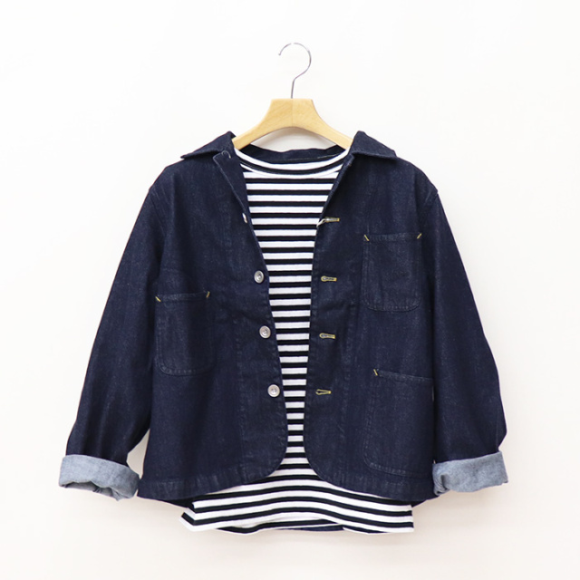 Dana Faneuil ダナファヌル レディース ムラ糸天竺 ボーダー七分袖Tシャツ D-5722106