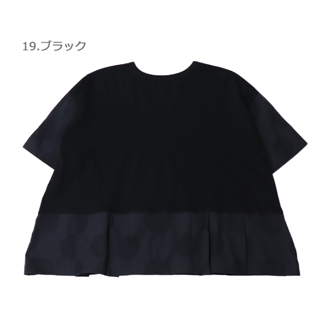 Dana Faneuil ダナファヌル レディース ドットジャガード カットソー D-5724201